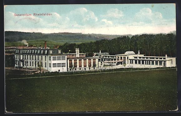 Cartoline postali: Rheinfelden, Sanatorium aus der Vogelsch – Usato da Berlin venduto da bartko-reher
