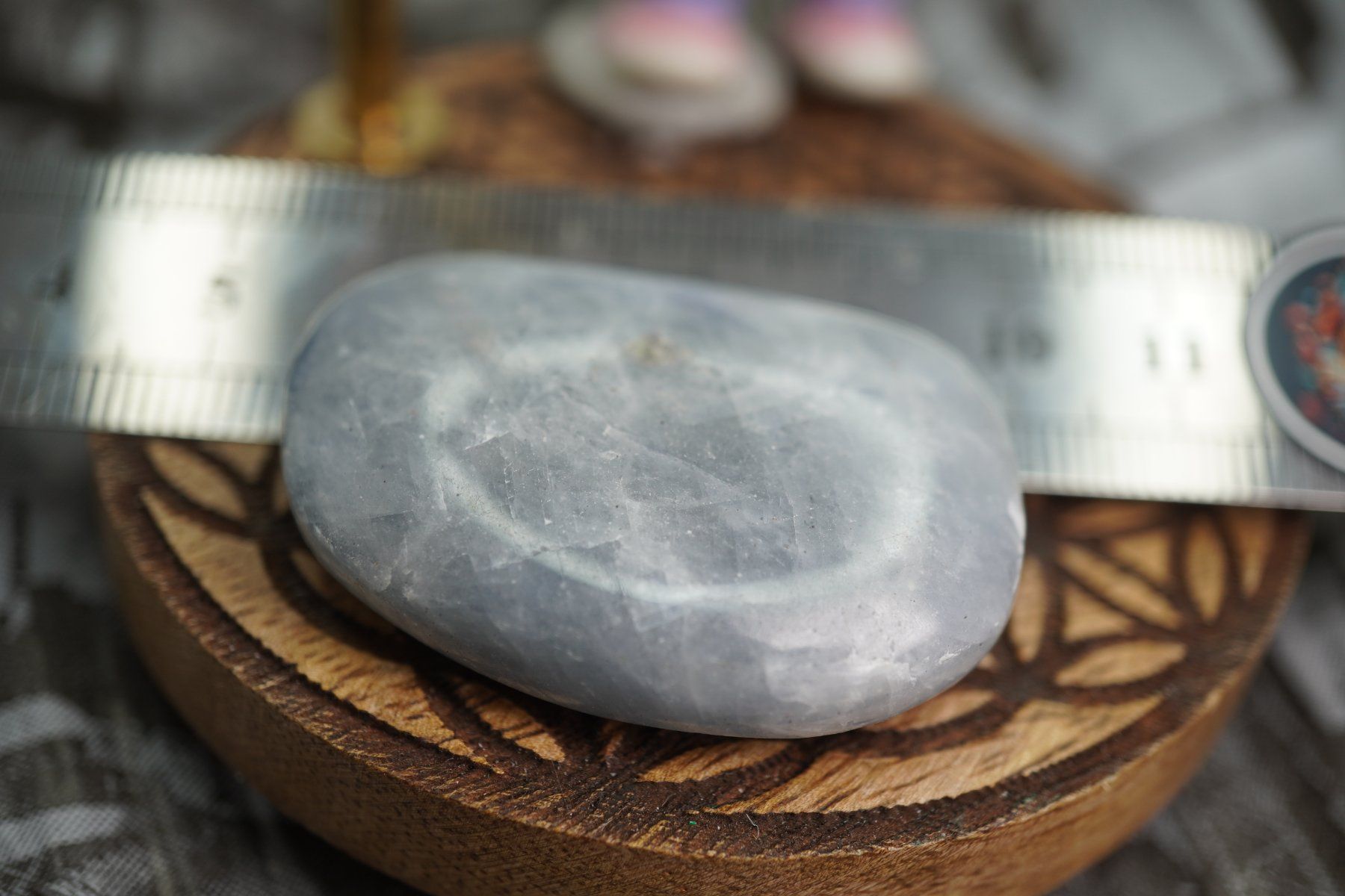 Mineralien & Heilsteine: Coelestin    Scheibenstein     ab 1.-    Aus  Räumung – Neu und originalverpackt aus Eschenbach SG von topstone 6