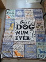 Bade/Tuch Best Dog mum Ever 130x150cm Neu