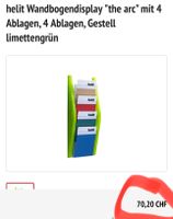 helit Wandbogendisplay "the arc" mit 4 Ablagen, 4 Ablagen, G