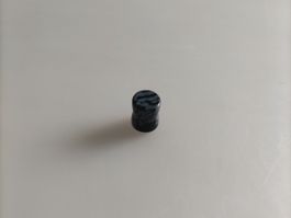 Plug / tunnel oreille 6 mm en obsidienne tachetée