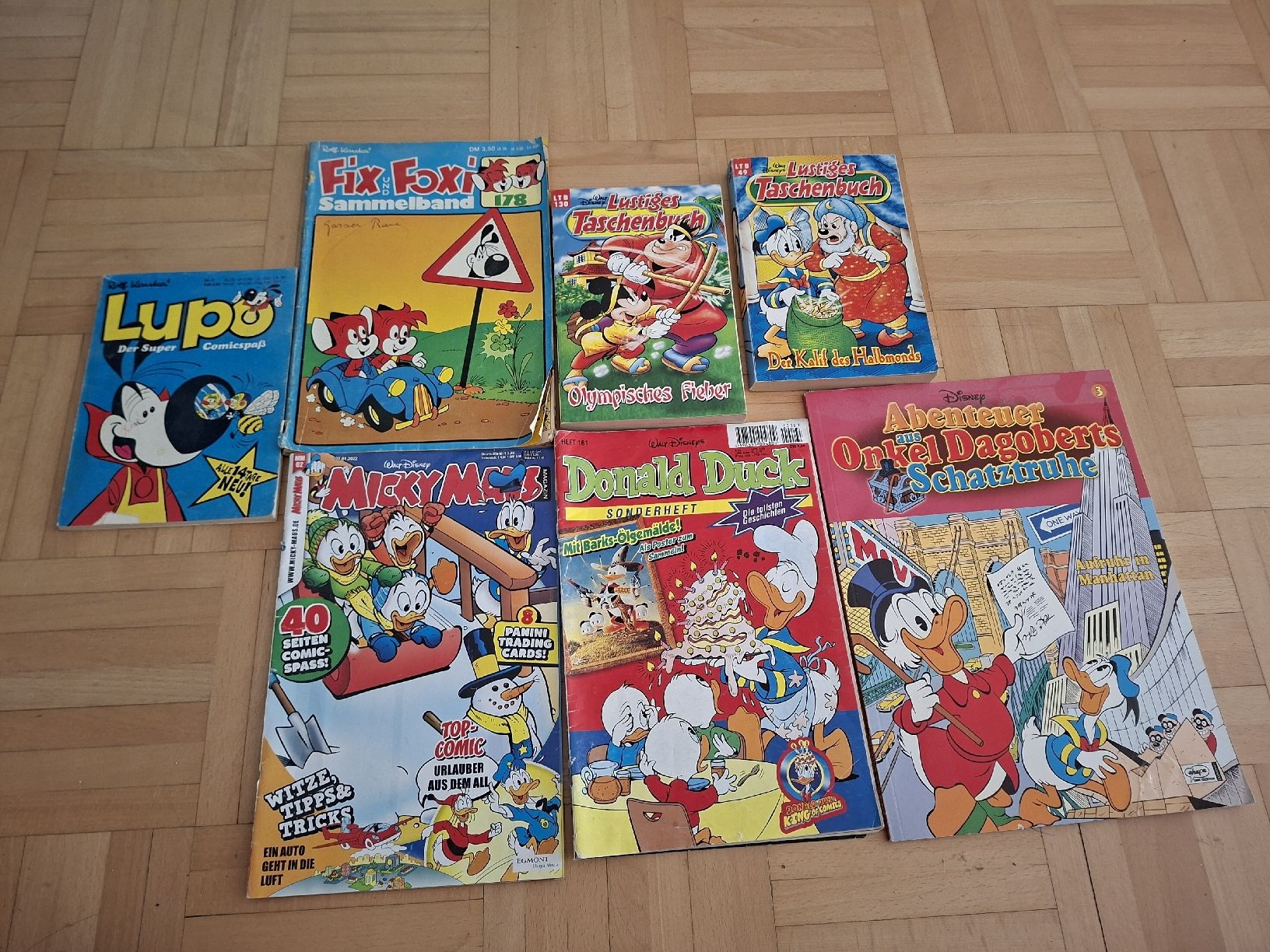BD: Comic Sammlung: Lustiges Taschenbuch, Fix+Foxi, Lupo u.a. – D'occasion à Gondo par Du2020