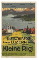 Luzern - Dietschiberg - Drahtseilbahn - Kleine Rigi  um 1910