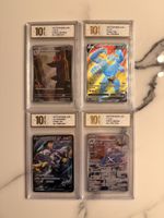 Pokémon Karten Sammlung – 4x Grading 10 