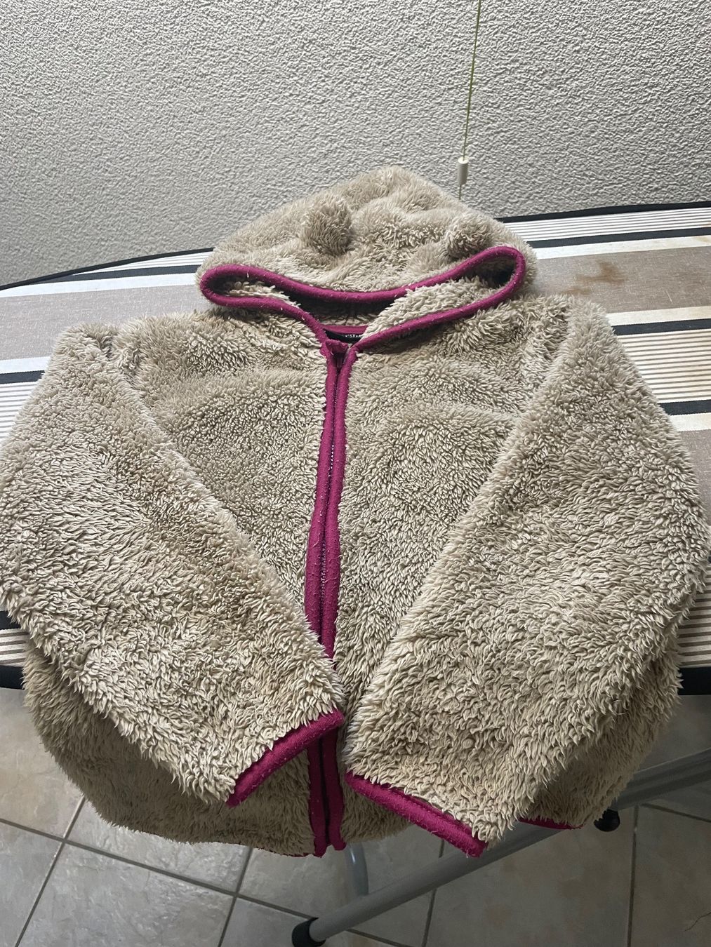 Giacche & Cappotti: Kinderjacke ,kap , hellbraun 122,Teddypl – Usato da Pfeffingen venduto da Purzzeli