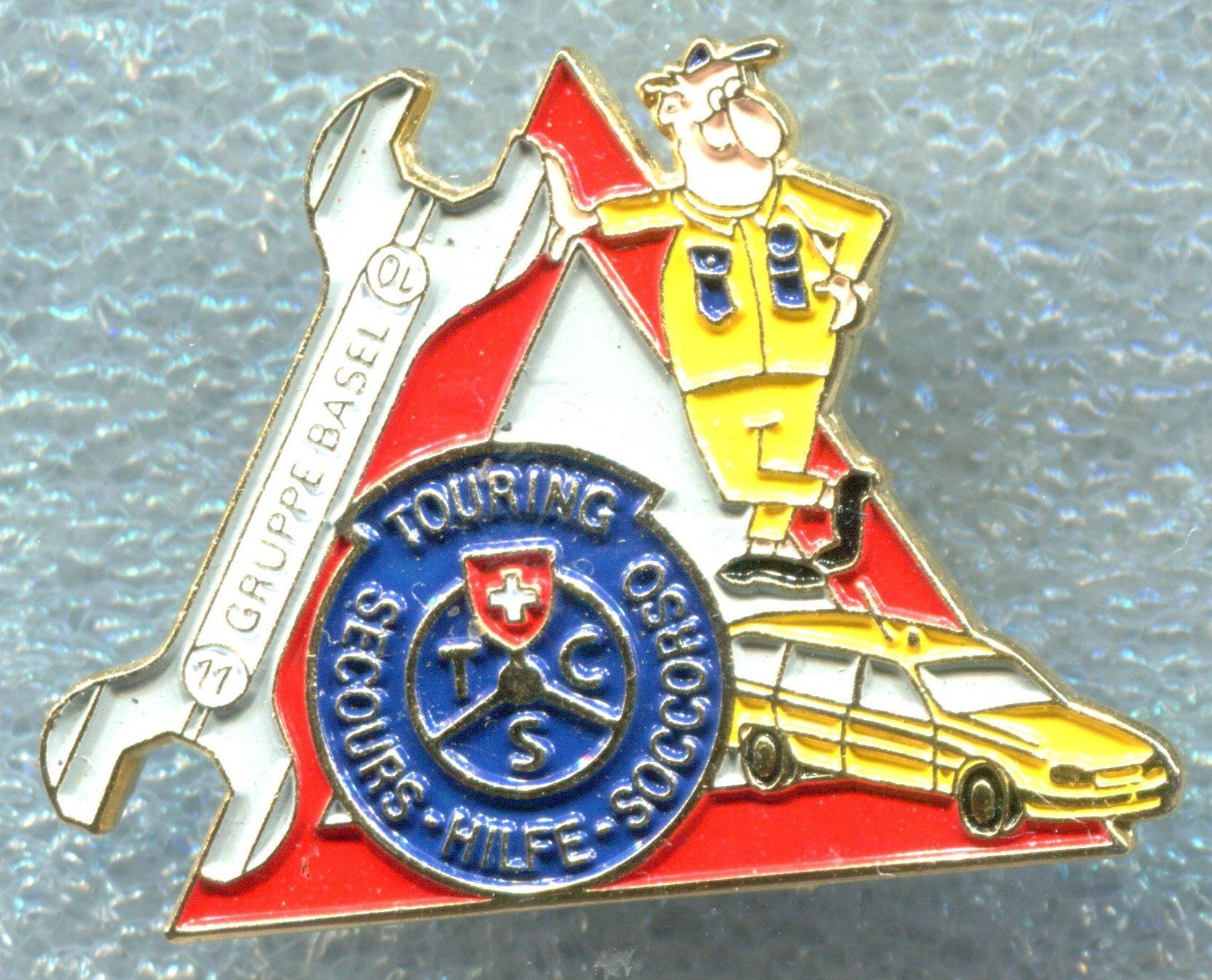 TCS Placchette & Badge: TCS  Gruppe Basel  Nr.743 – Usato da Winterthur venduto da Sammleroase