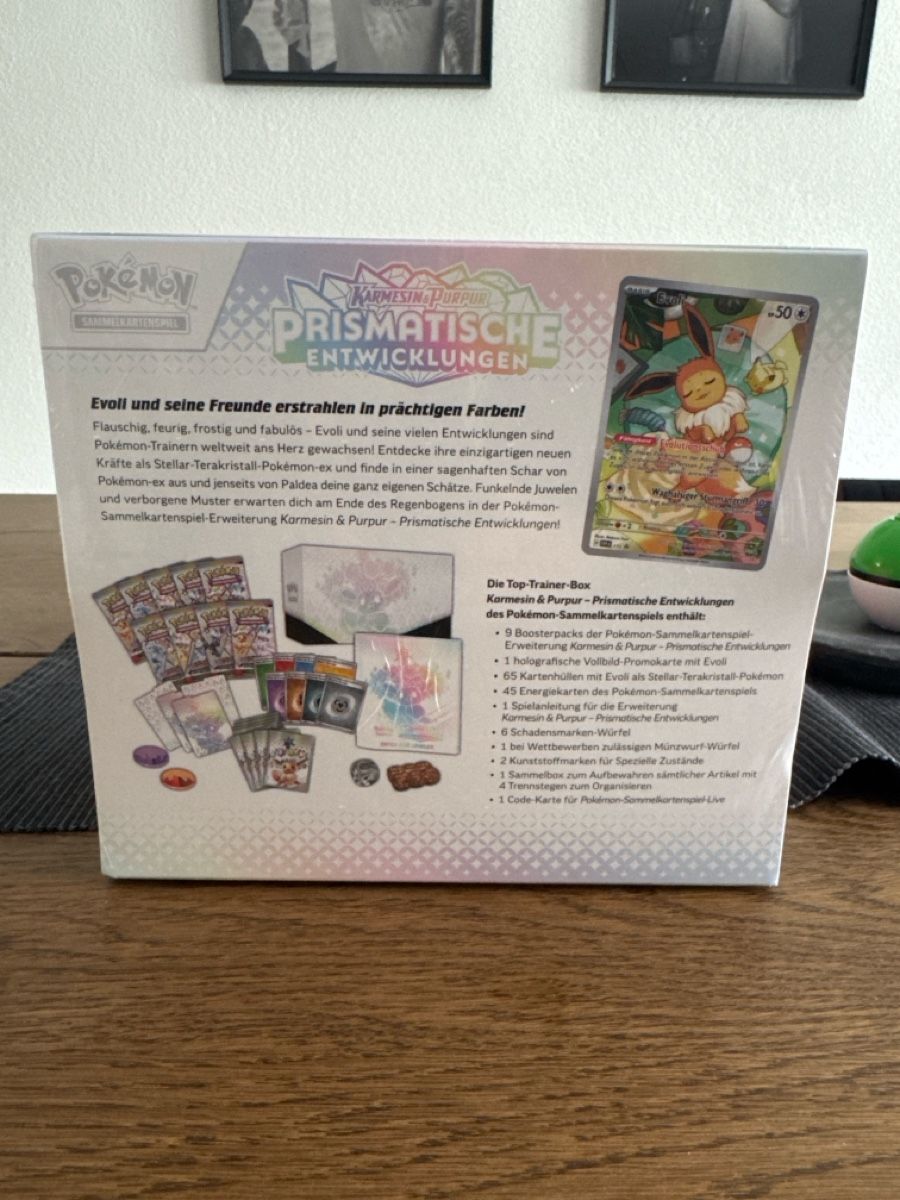 Pokémon Sammelbilder & Trading cards: Prismatische Entwicklung Top Trainer Box – Neu und originalverpackt aus Schlieren von kid_y88v 1