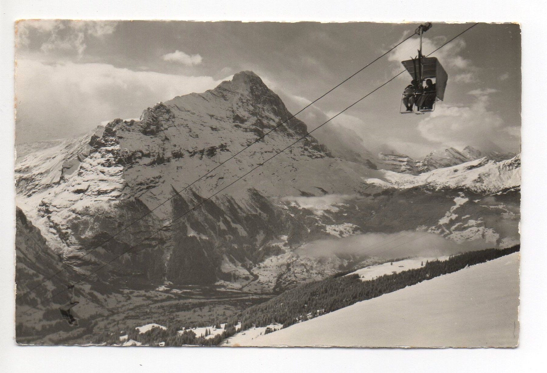 Cartoline postali: GRINDELWALD Sessellift Firstbahn – Nuovo (secondo la descrizione) da Jona venduto da philajona