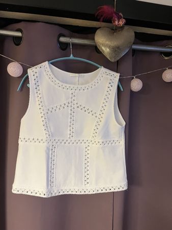 Haut blanc taille S état neuf Zara