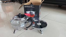 Teiera bodum da 1.5L con réchaud a candela