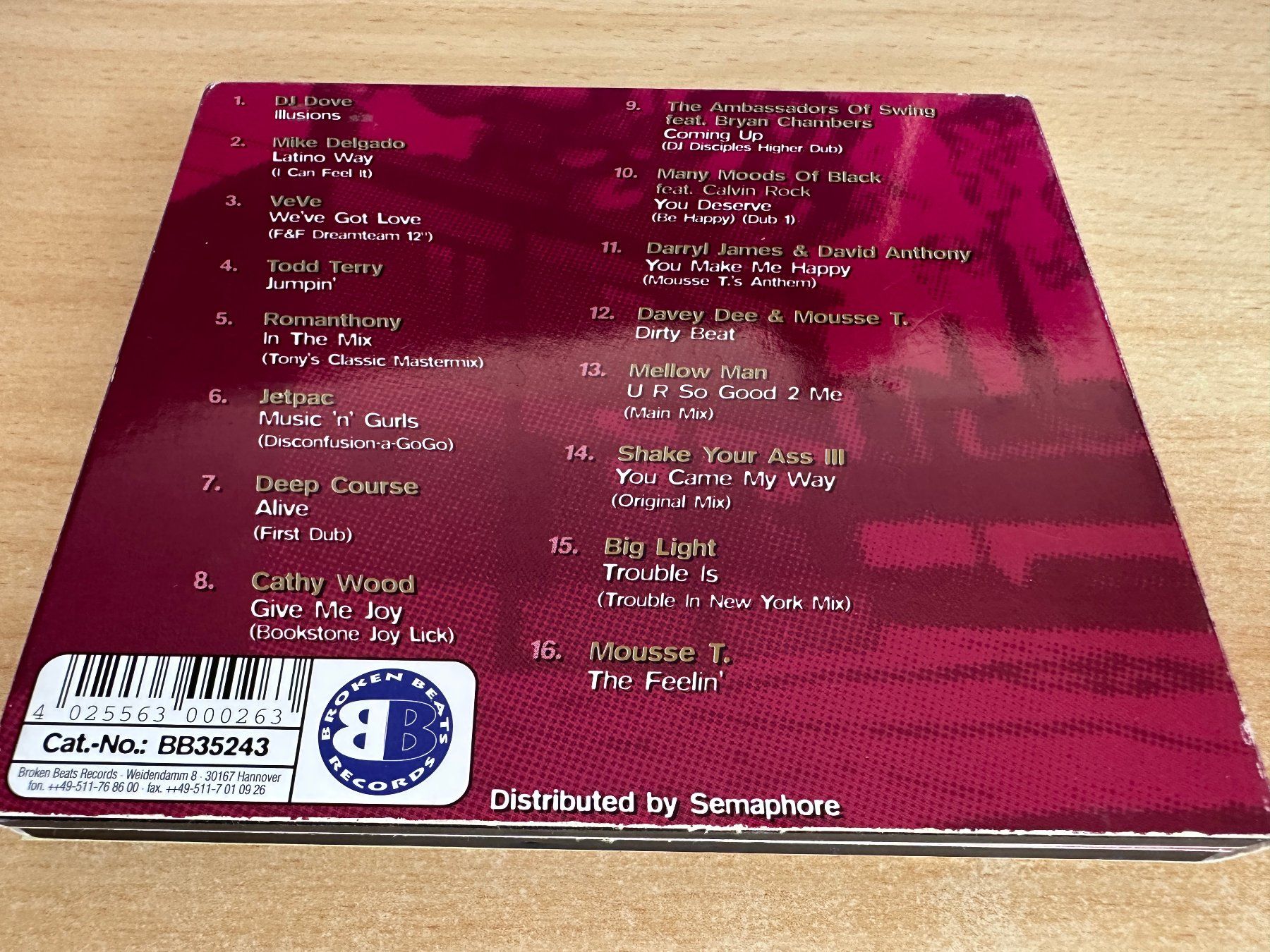 CD: Various – Masters Of House - 2 CD – Usato da Rikon im Tösstal venduto da Alpenmutz 1