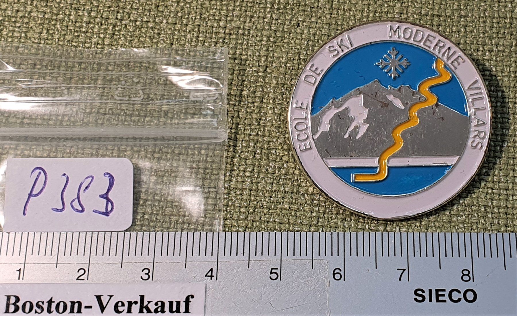 Spille & Fermagli: P383 - Brosche Ecole de Ski Moderne Villars – Usato da Reinach BL venduto da Boston-Verkauf 2
