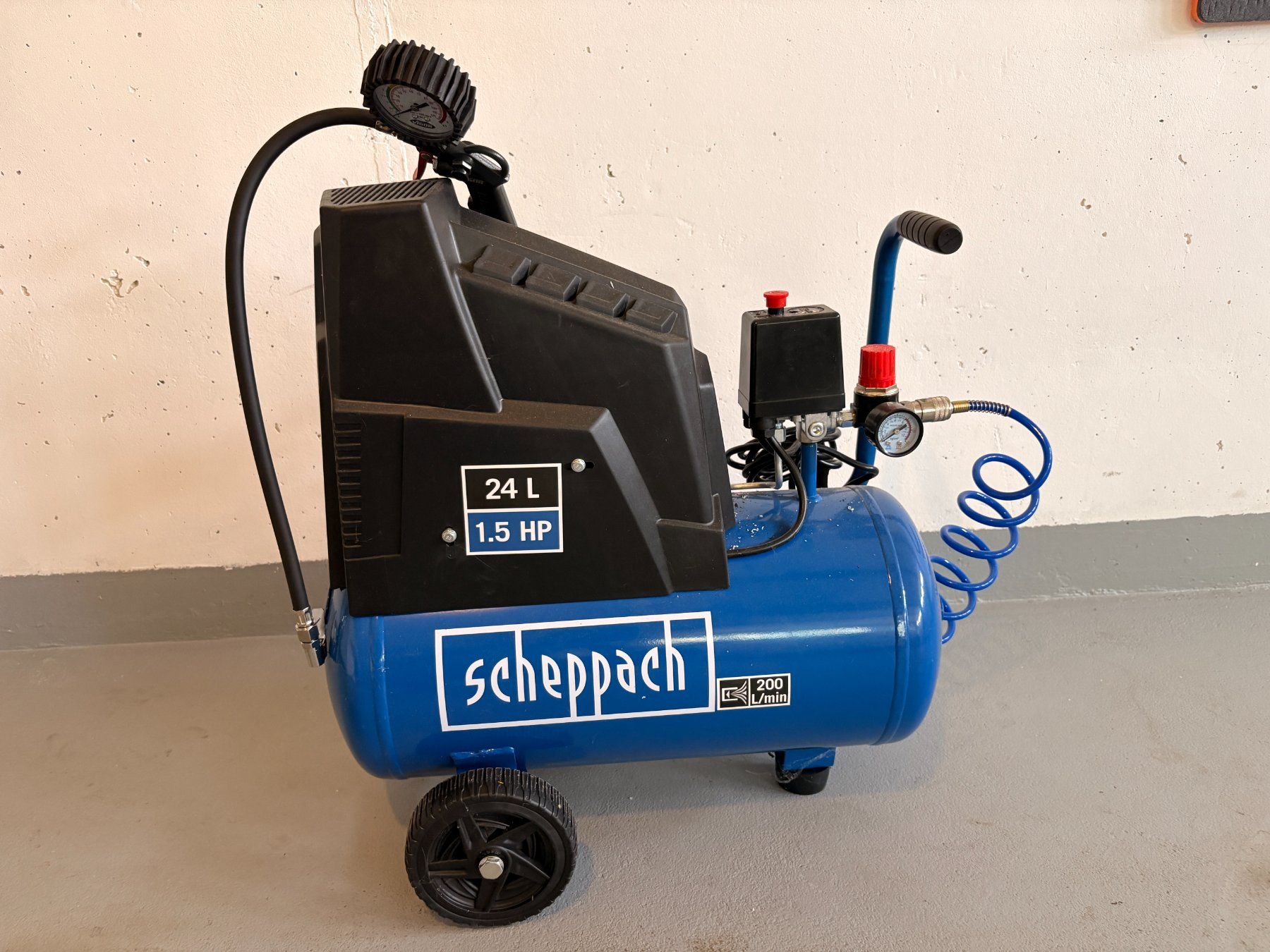 Scheppach Compresseurs: Scheppach Kompressor 24 Liter 1100 W Modell DK30ox – D'occasion à Adlikon b.Regensdf par Cappo