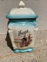 Sago, Maisstärke Keramik Vorratsbehälter Vintage Look