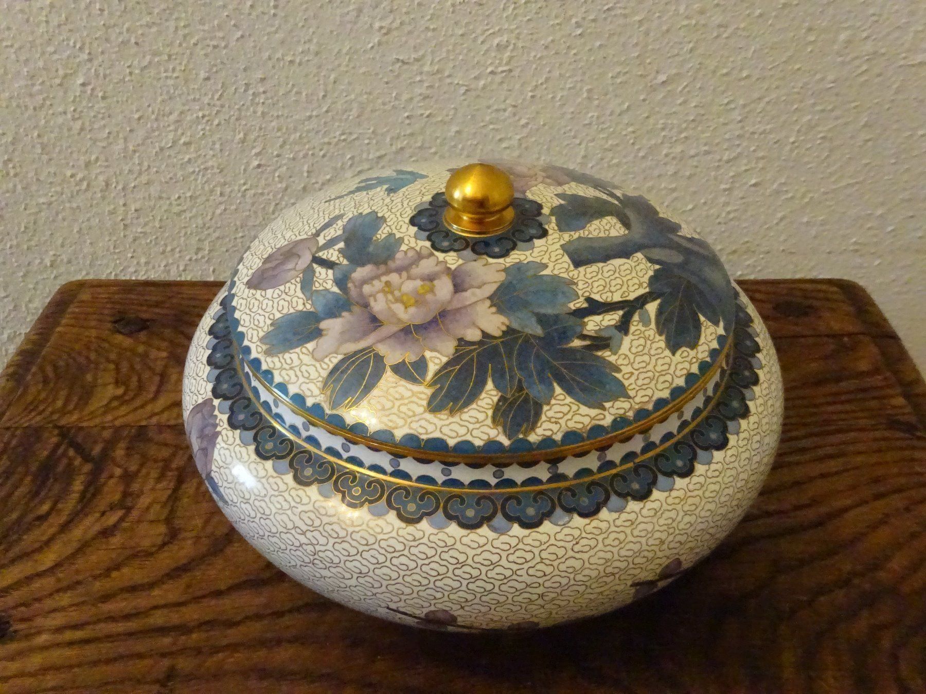 Vase & Récipients: Emaille Topf Vogel Pfingstrose / China – D'occasion à Esslingen par eintagammeer 5