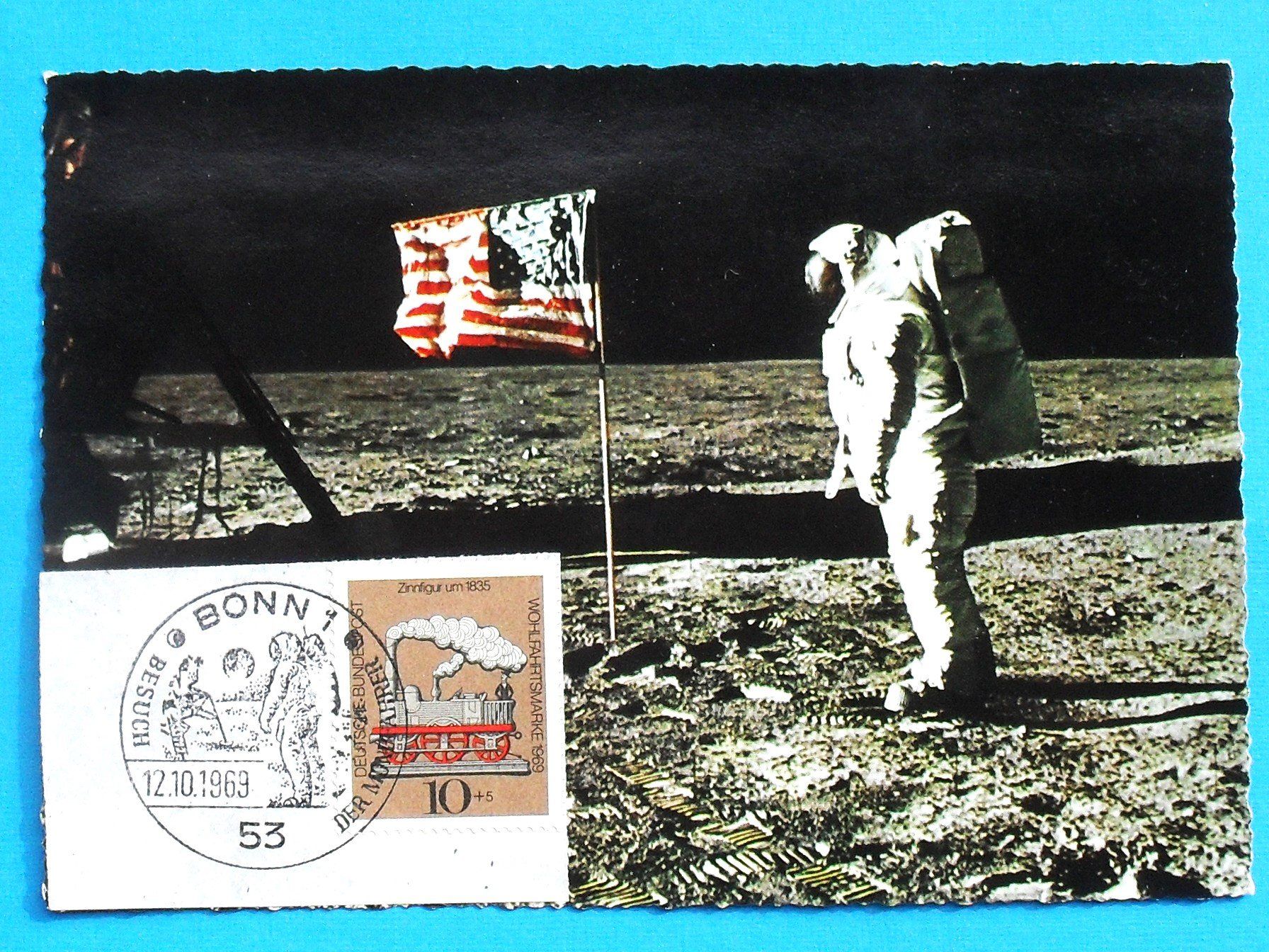 Tutti i francobolli: MENSCHEN AUF DEM MOND - 1969 !!! – Usato da zuerich venduto da Ocean99