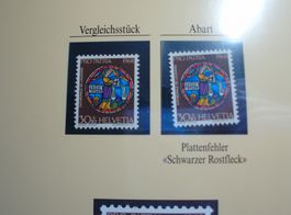 Abart 1968 **, Juventute, Schwarzer Rostfleck