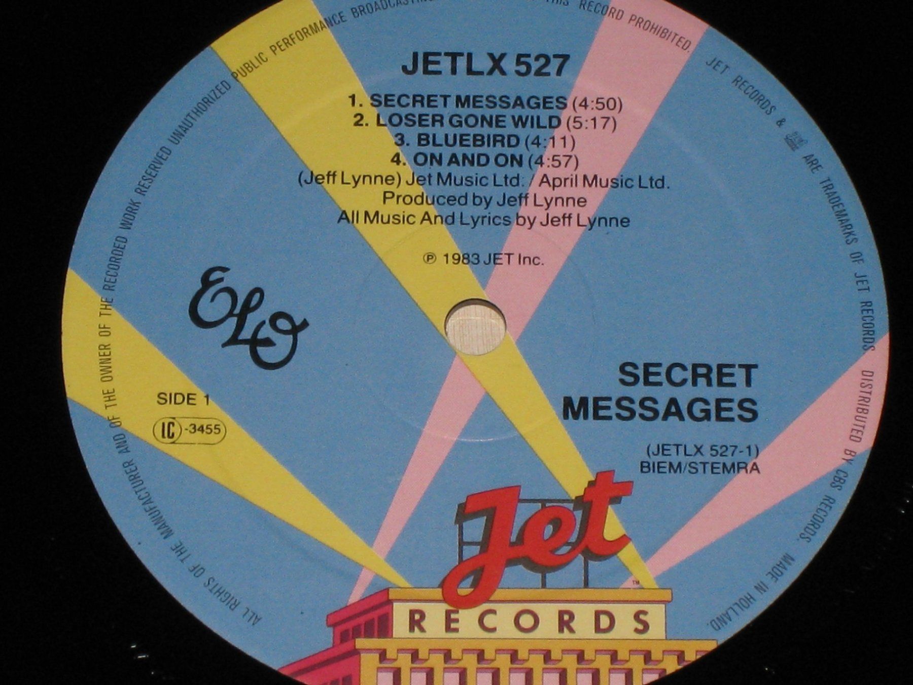 Dischi in vinile: LP - ELO - SECRET MESSAGES – Usato da Steckborn venduto da Quo7 1