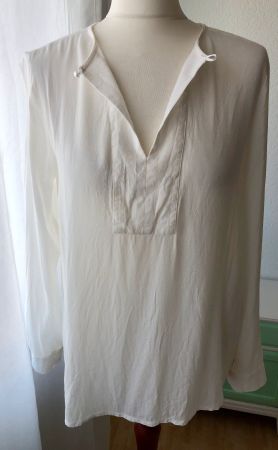 Wie neu: S.Oliver Bluse, Top, Oberteil, Grösse 40 L, weiss