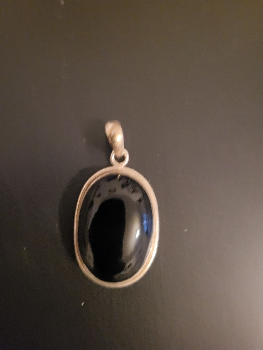 Anhänger: Silberanhänger mit Onyx – Neu (gemäss Beschreibung) aus Gutenswil von ghekko88