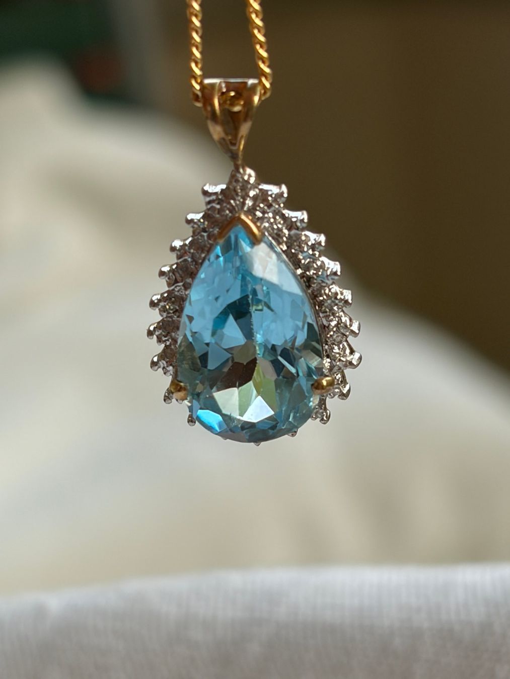 Catenine: 9 Karat Goldkette mit Anhänger – Usato da Bern venduto da ewi21 3