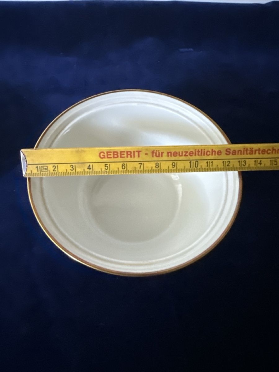 Zuccheriere: Zuckerdose  mit  Deckel. 1951 Langenthal 13cm Durchmesser – Usato da Zürich venduto da Chaeffeler 3
