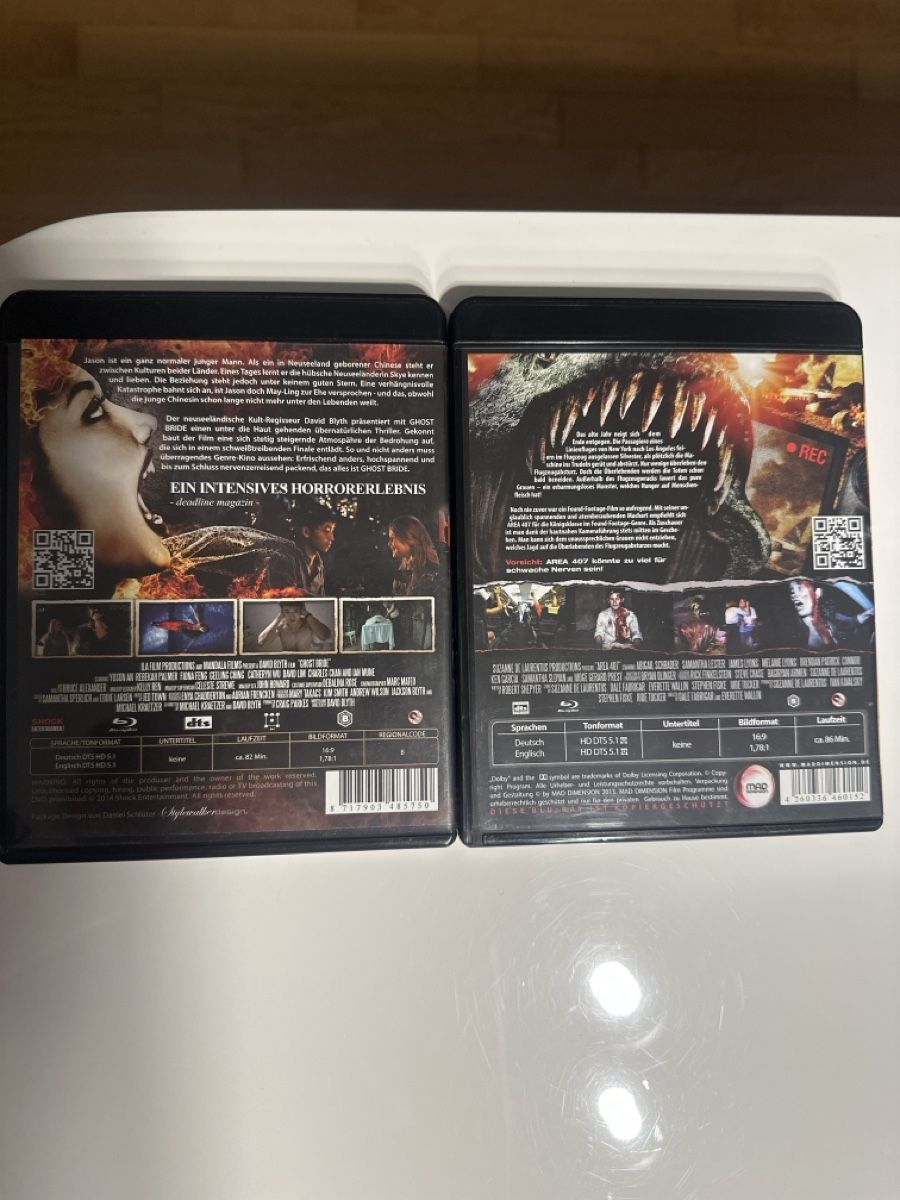 Alle DVDs: Blu-ray Horrorfilme: Ghost Bride & Ara - Jetzt sichern! – Gebraucht aus Buchs ZH von mic_jz5q 1