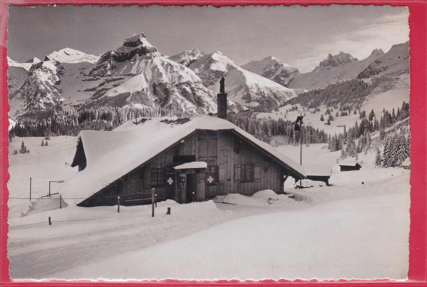 Ansichtskarten: RESTAURANT - PENSION UNTERTRÜBSEE, 8.1.1943 – Gebraucht aus Oberrieden von Gebirgsstelze