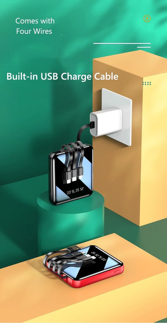 Akkus: Mini Batterie Externe 20'000 mAh, Câbles Intégrés – Neu und originalverpackt aus Delémont von abonprix 5