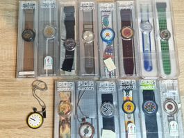 Sammlung Rare 80',90',  15 x Verschiedene POP Swatch