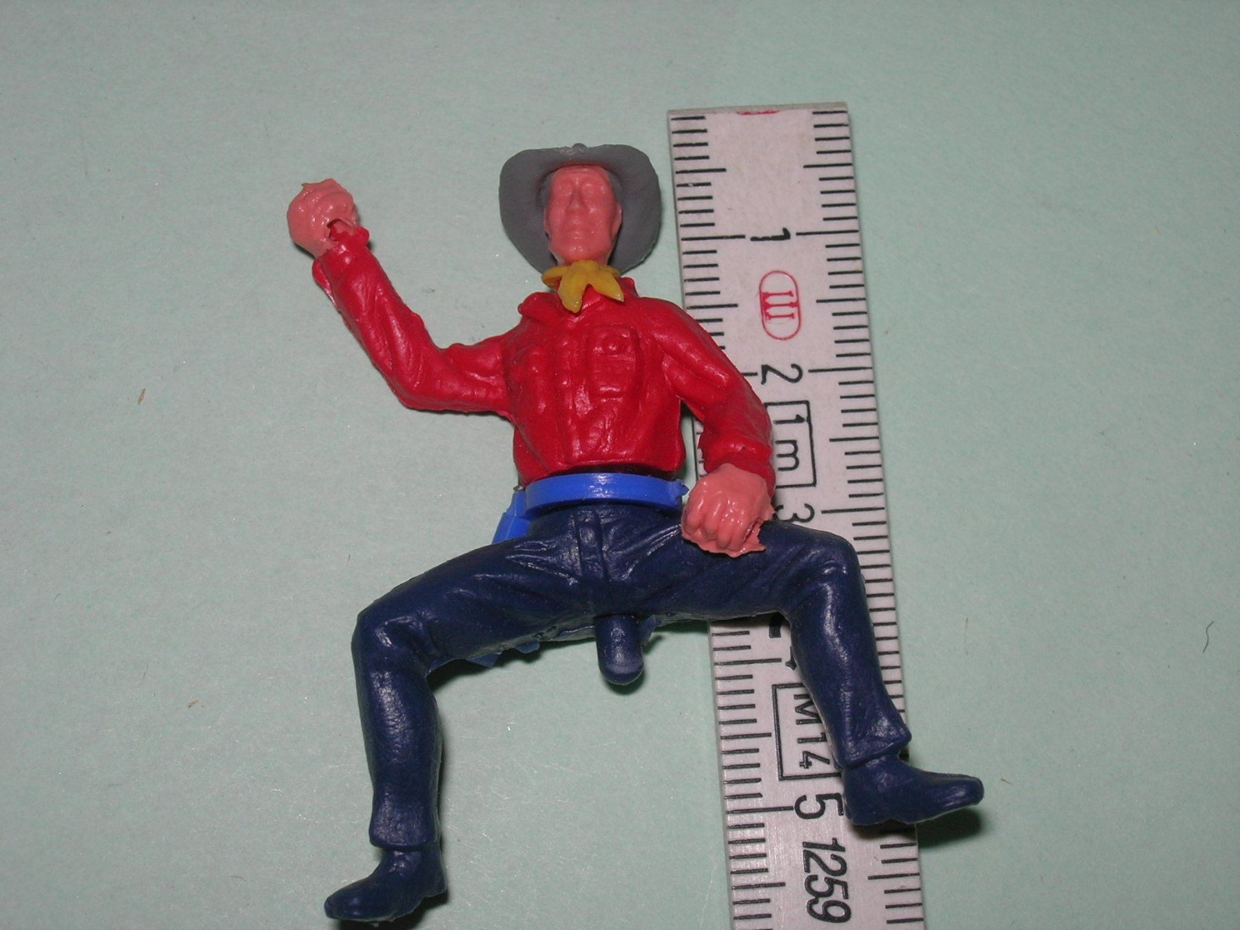 Timpo Statuette: Timpo Toys, Cowboy mit Messer – Nuovo (secondo la descrizione) da Hornussen venduto da Corvette- 4