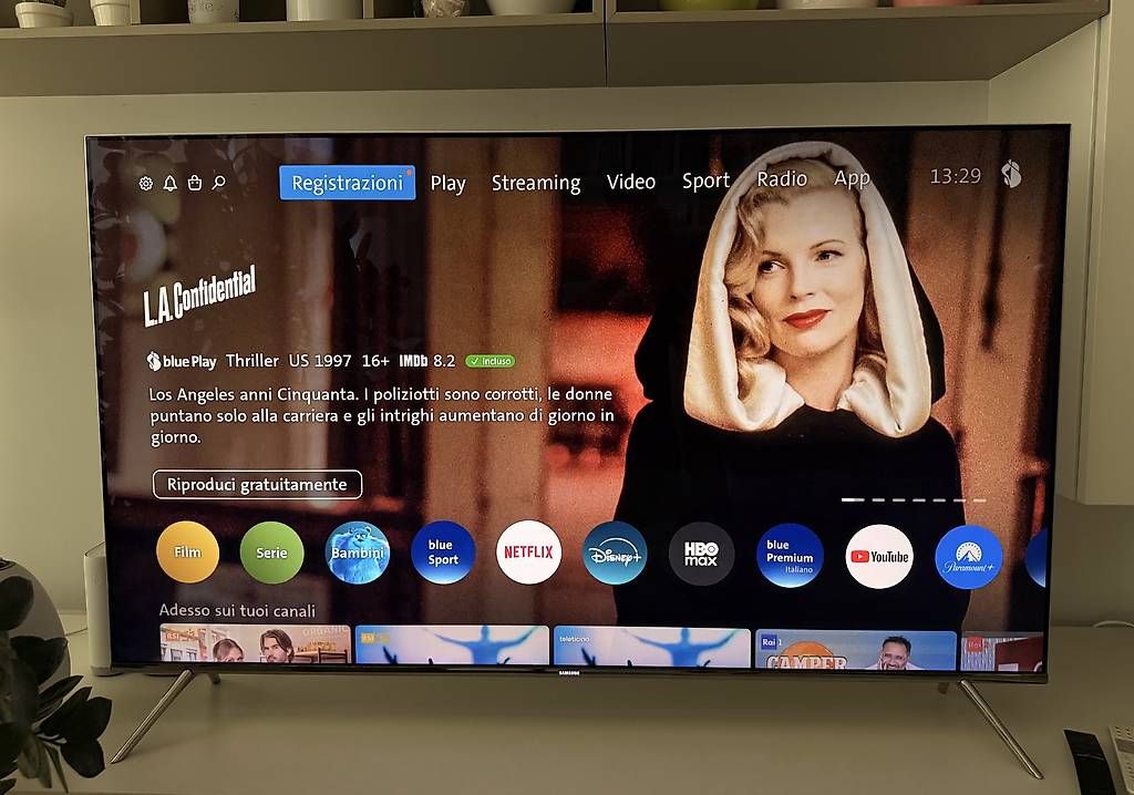 Samsung Fernseher: Televisore Samsung 55" 4K Ultra HD – Gebraucht aus Mendrisio von marta18