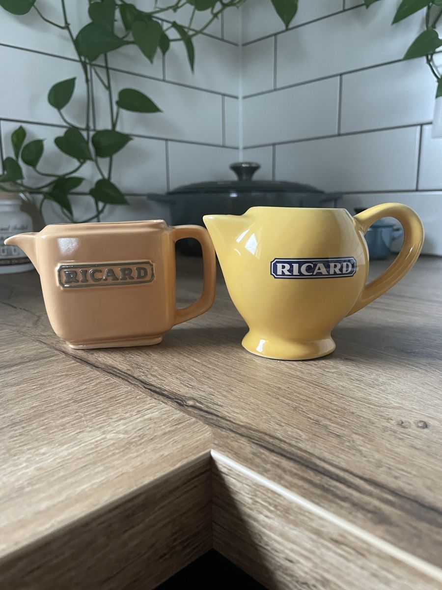 Ricard Caraffe: 2 mini pichets Ricard vintage  – Usato da Lonay venduto da ju-71 2