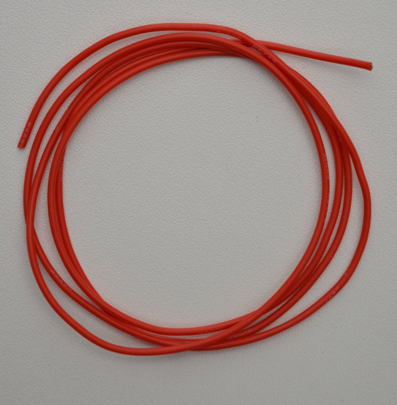 Modellismo RC: Silikonkabel Kupferlitze AWG24 1m Rot – Nuovo e nell'imballaggio originale da Rüti venduto da MSRCModelle 1