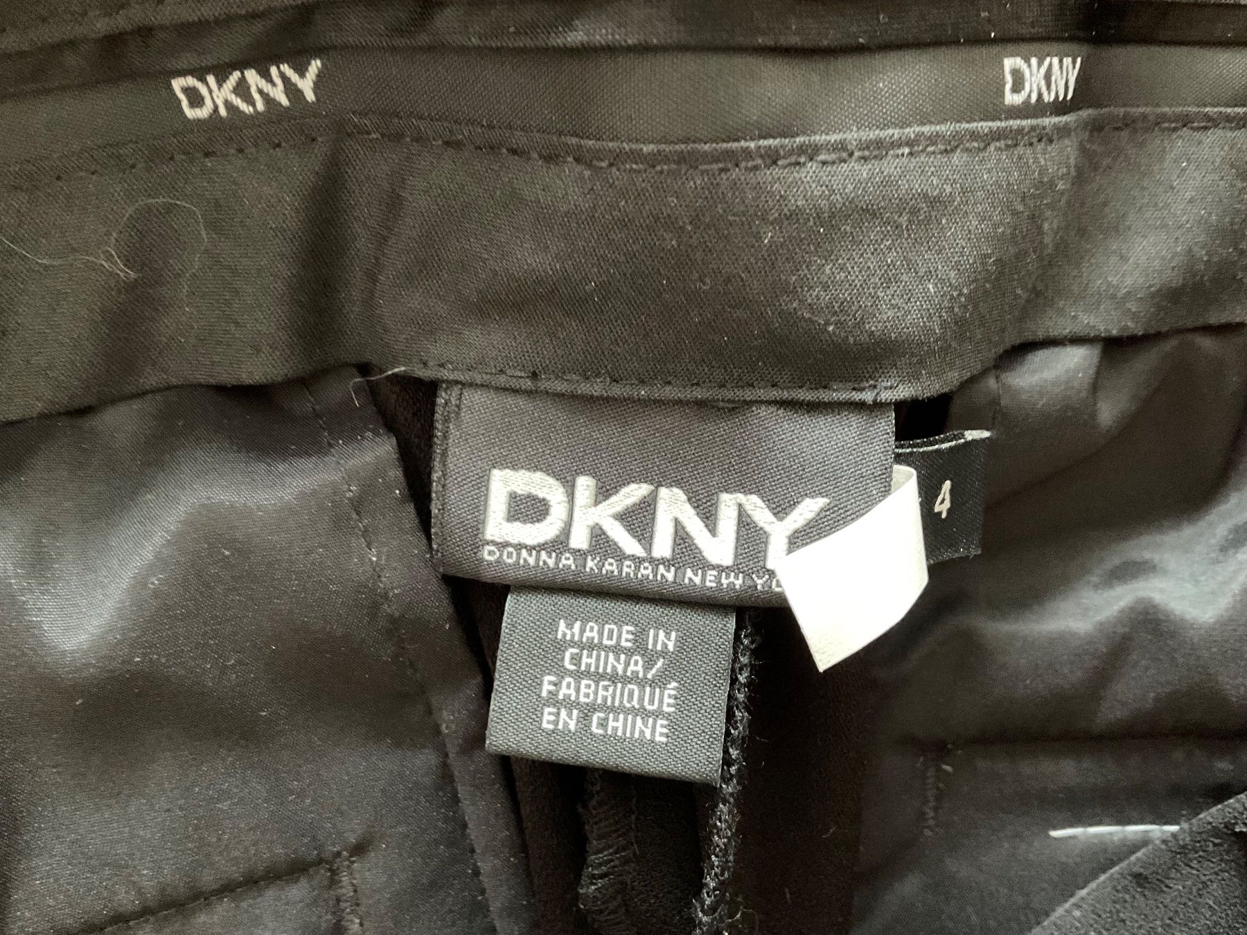 DKNY Pantaloni: DKNY schöne Hose Gr 38 schwarz – Usato da Urdorf venduto da alda02 6