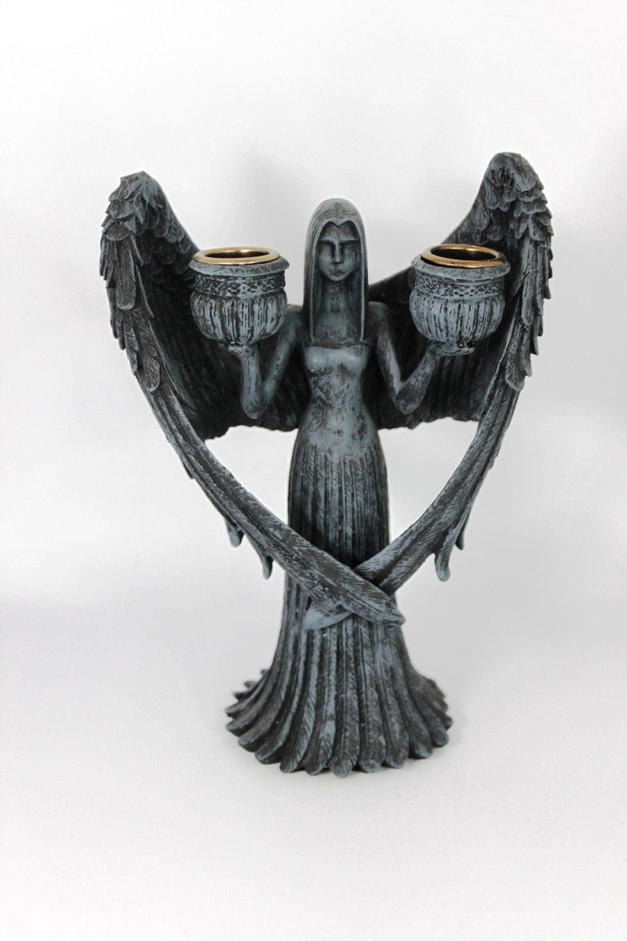 Portacandele: Bougeoir ange noir – Nuovo e nell'imballaggio originale da Marsens venduto da carobazar 5