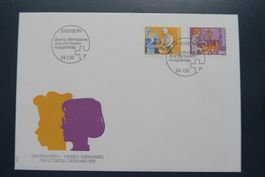 Dauermarken 1992 und 1982 FDC ET