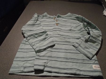 Pullover Grösse 92, Topomini, hellblau gestreift