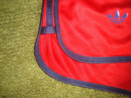 vintage 80iger year adidas Shorts Satin DA rot s.F44 France
