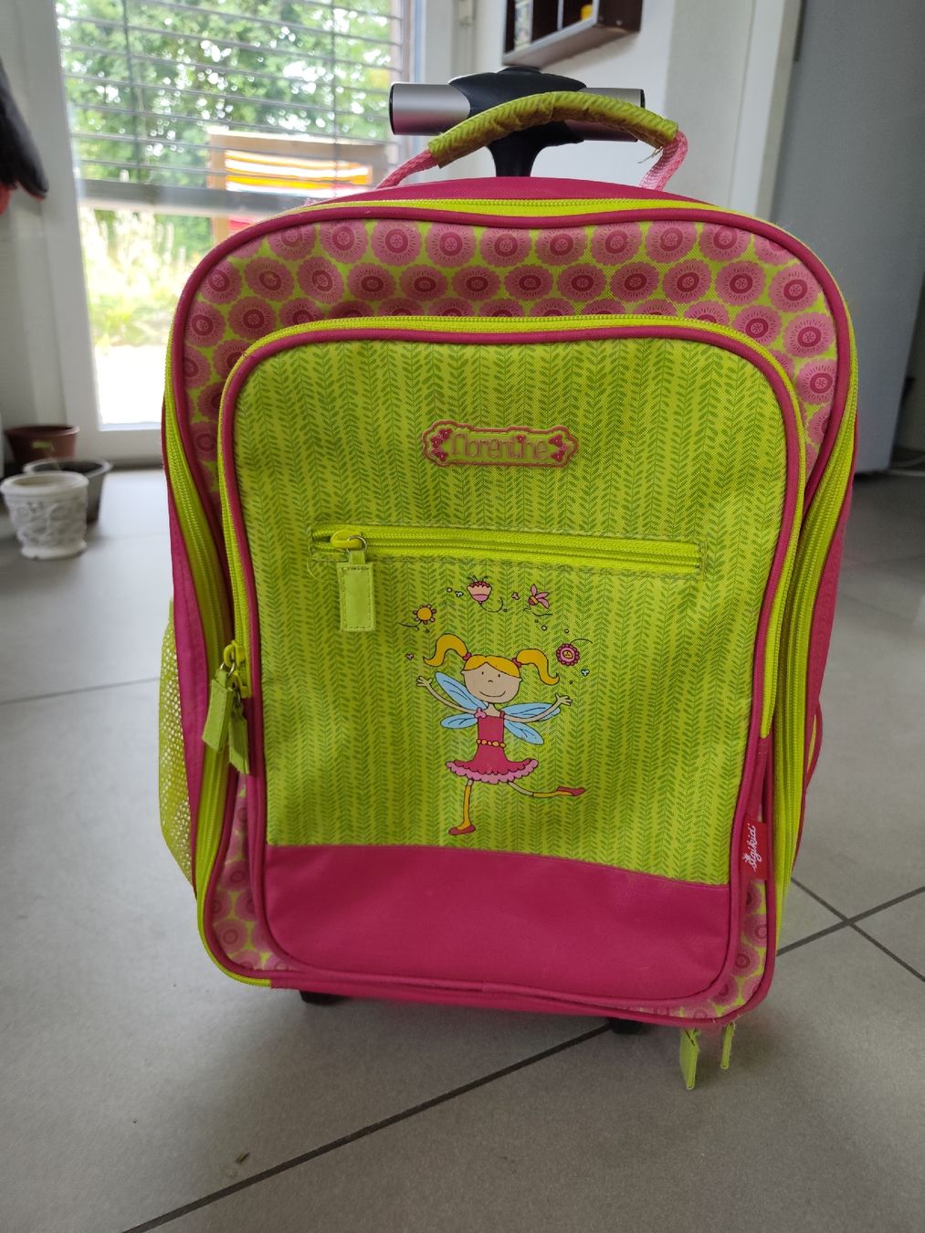 Altro in Aeronautica: Trolley Trolli Kinder Koffer Pink Gelb – Usato da Niederbuchsiten venduto da melhir