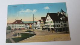 Gossau / SG - Dorfplatz - belebt - 1920