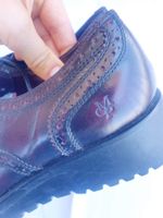 MARC O'POLO SCHUHE ECHT LEDER 38 BORDEAUX WEINROT ELEGANT