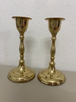 Vintage Messing Kerzenständer für festliche Adventszeit
