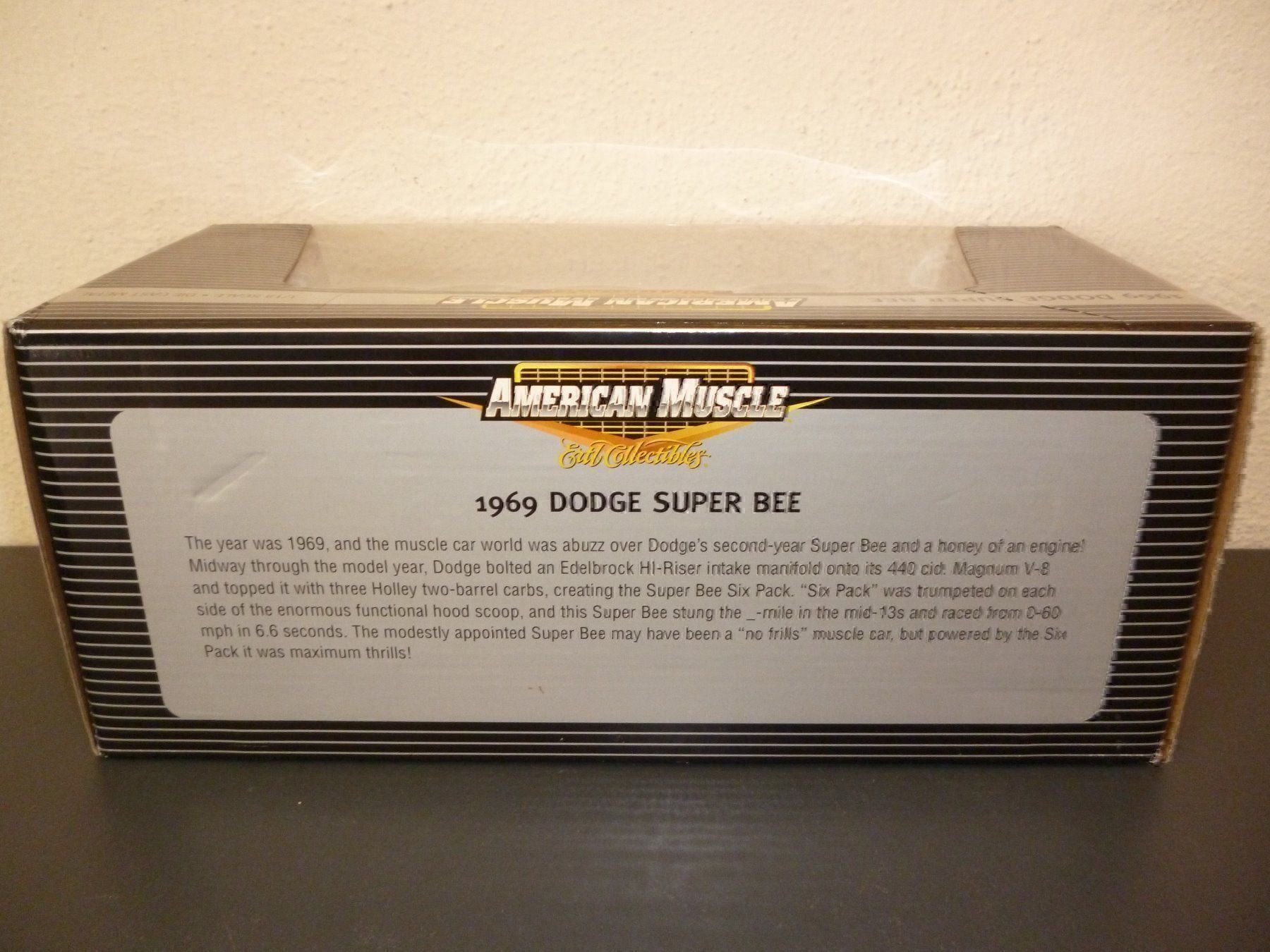 Dodge Modellautos: Dodge Super-Bee 1969 Chrome-Edition 1.18 – Neu und originalverpackt aus Niederwil SG von Kaicorner03 2