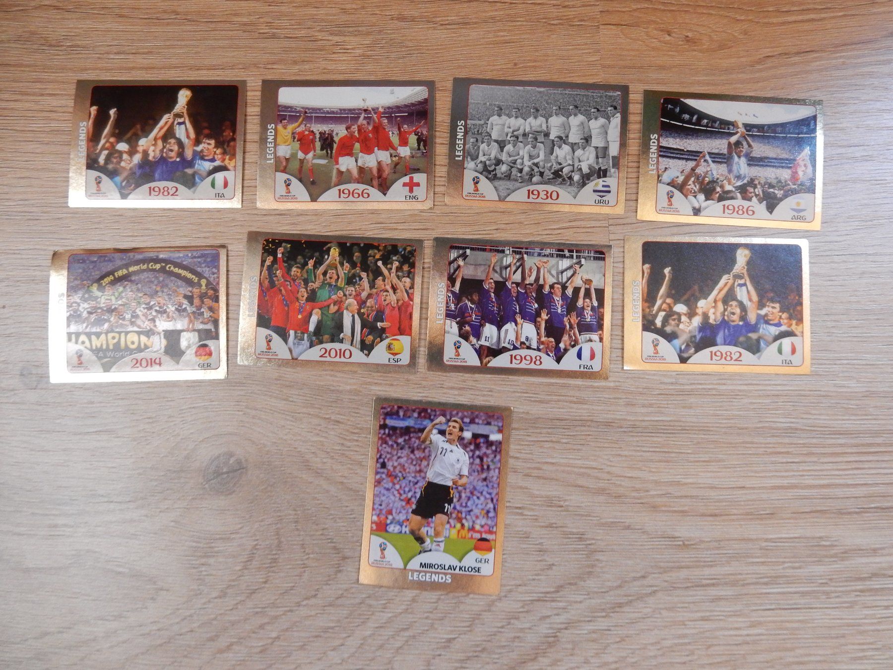 Panini Sammelbilder & Trading cards: Panini WM 2018 Legends – Gebraucht aus Schangnau von mandige