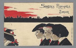 1902, ZÜRICH, SUISSES ROMANDS, (STUDENTICA)