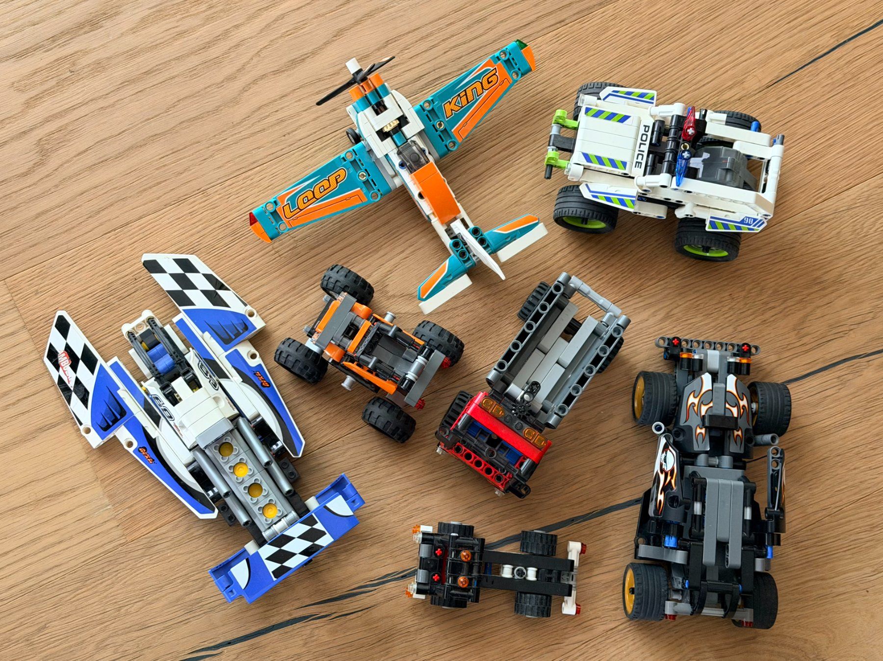 Lego Kit di costruzioni: Riesige LEGO Technic Fahrzeug Sammlung u.a. mit PULL BACK – Usato da Muri b. Bern venduto da best.design4you 7