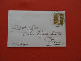 altes schweizer Briefchen abgestempelt 29.12.1918 Locarno