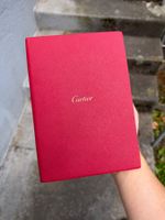 Cartier Notizbuch rot neu