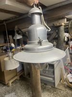 Vintage Industrie-Hängelampe aus Aluminium – Fabriklampe mit